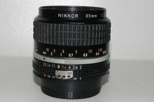 **中古良品　Nikon Ai-s 35mm/f 2 レンス゛*