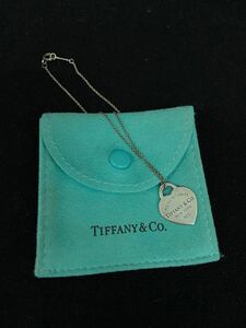 C173★TIFFANY＆Co. ティファニー SV925 ハートモチーフネックレス レディース アクセサリー 