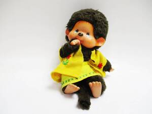 《ジャムルK》 hc1018-81◆◆ レトロ Sekiguchi セキグチ MONCHHICHI モンチッチ ぬいぐるみ 指しゃぶり 当時物 高：18㎝ 汚れあり