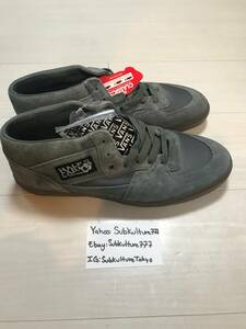 【新品】10AW SUPREME シュプリーム × VANSバンズ ヴァンズ HALF CAB ZERO スウェード レザー ハーフキャブ スニーカー GREY 灰色　28.5cm