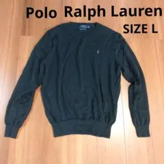 Polo Ralph Lauren ダークグリーン ウールセーター SIZE L