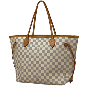 ルイ・ヴィトン Louis Vuitton ネヴァーフル MM ショルダーバッグ トートバッグ ダミエアズール ホワイト N51107 レディース 【中古】