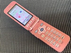 ●中古● Docomo らくらくホン F-02J ピンク 利用制限〇 SIMロック解除済み