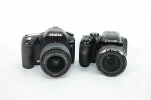 PENTAX FUJIFIL カメラ ボディ レンズ セット 2点まとめ ペンタックス K2000D フジフィルム FinePix S9400W デジタルカメラ