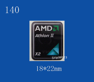 即決140【 AMD Athlon×２ 】エンブレムシール追加同梱発送OK■ 条件付き送料無料 未使用