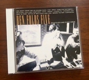 Ben Folds Five★ロックトリオ「ベン・フォールズ・ファイヴ」ワットエヴァー・アンド・エヴァー・アーメン 全13曲 2nd作品。