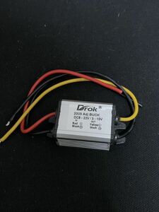 DROK 3V〜15Vコンバータ、車載用コンバータDC 8V-22V 降圧電圧レギュレータ防水高効率ステップダウン電圧モジュール電源