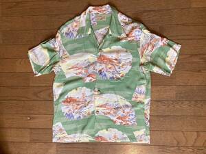 SUN SURF（サンサーフ）HAWAIIANSHIRTS（ハワイアンシャツ）　アロハシャツ　サイズM　東洋エンタープライズ