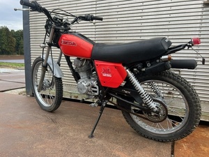 名車HONDA ホンダ XL125S 書類あり1978年製 125ccオフロード 4スト CID 走行　少ない　２１７７ＫＭ　必ず商品説明文　読んでください。