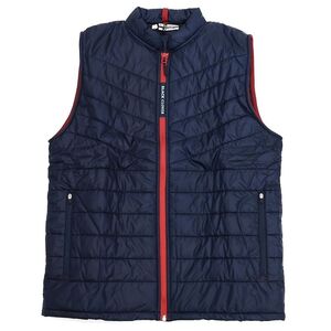 D05228 新品 BLACK CLOVER/中綿ベスト 【サイズ：M】 ネイビー JAXON QUILTED VEST ゴルフウエア ブラッククローバー