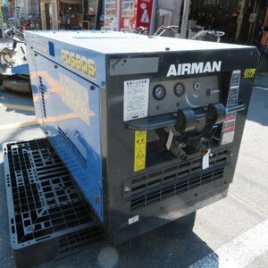 ♪ コンプレッサー PDS90SC AIRMAN エアーマン 軽油 ディーゼル 動作確認済み 中古品 引取限定商品 千葉県成田市 sh1629