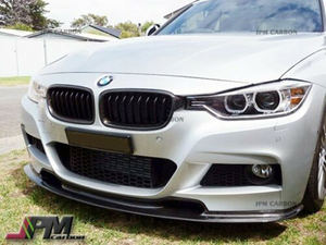 VR Look カーボン フロントリップスポイラー BMW 2012+ F30 F31 335i Mスポ用