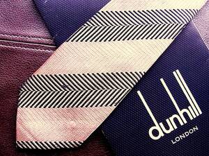 【在庫処分セール】5-4264ｚ■【ｄunhill】ダンヒル【ロゴ入】ネクタイ