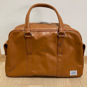 【極美品】PORTER FREE STYLE ポーター フリースタイル ボストンバッグ キャメル 707-07171 吉田カバン