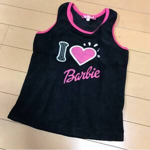 新品　バービー　Barbie ◆ パイル素材　タンクトップ　◆ 120 130 韓国ブランド