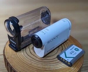 SONY HDR-AS200V ★ソニー製アクションカム☆ケース&バッテリー付属