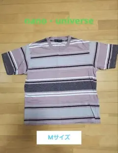 nano・universe　ナノ・ユニバース　半袖 Tシャツ　カットソー