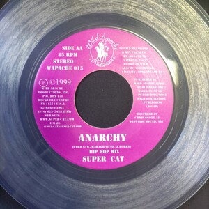 Super Cat / Chris B面 Super Cat/Anachy Ragga Hip Hop カラー盤