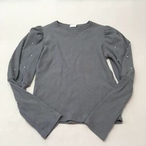 送料無料★ZARA ザラ★パール付きニット　セーター　トップス★リブニット★女の子キッズ　子供　11-12 152 #50612sNj76