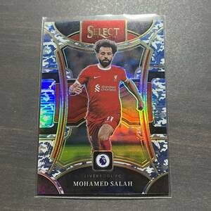 Mohamed Salah / Liverpool FC Winter Camo /110 Prizm Parallel 2023-24 Panini Select Premier League Soccer