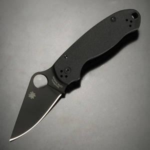 Spyderco 折りたたみナイフ Para3 G-10 コンプレッションロック CPM-S45VN [ ブラック ]