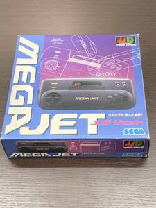 【♯7701】SEGA　MEGA JET　メガジェット本体　MD　メガドライブ　付属品・箱説明書付き　動作未確認　電源チェックOK　セガ