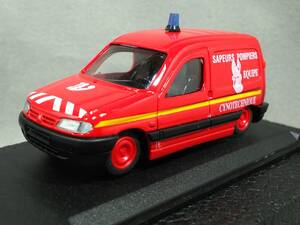 ELIGOR CITROEN BERLINGO TOLE POMPIERS EQUIPE CYNOTECHNIQUE 捜索救助犬の専用車両 消防車 1/43 送料410円 同梱歓迎 追跡可 匿名配送