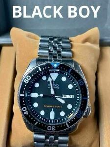 SEIKO ブラックボーイDIVER 自動巻精度ok SKX007k1 7s26-0020