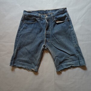 VINTAGE Levi‘s501カットオフ W34 MADE IN USA 送料無料!