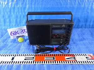 QK-35/Panasonicパナソニック TV.FM.AM 3-BAND レシーバー RF-U70 ポータブルラジオ オーディオ音響機器 PLL SYNTHESIZER TUNER