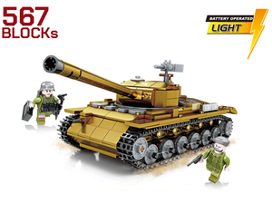 M0090P　AFM ワールドタンクシリーズ 米軍 M26 パーシング 重戦車 567Blocks