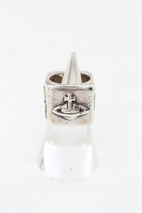 Vivienne Westwood / squar ring S（約15号） シルバー O-24-07-14-029-rg-YM-OS