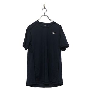 Reebok 半袖 ロゴ Tシャツ M ネイビー リーボック スポーツウエア クルーネック 古着卸 アメリカ仕入 a604-6579