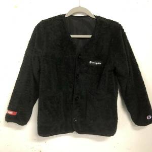 《洋服》 champion×repipi リバーシブルジャケット ブラック サイズ：150 キッズファッション チャンピオン レピピ 中古