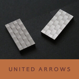 4572◆ユナイテッドアローズ◆カフス◆シルバー◆カフスボタン～カフリンクス◆上質セレクトショップ～UNITED ARROWS◆新品