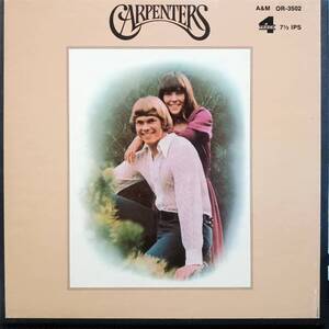 オープンリール・テープ 米A&Mオリジ Carpenters / Carpenters (3rd Album) 1971年 OR-3502 Open Reel カーペンターズ 雨の日と月曜日は