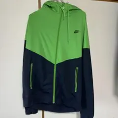 NIKE フード付きジャケット XL 緑・紺