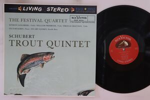 米LP Festival Quartet, Szymon Goldberg, William Primrose, Nikolai Graudan, Victor Babin, Stuart Sankey Schubert Trout /00260