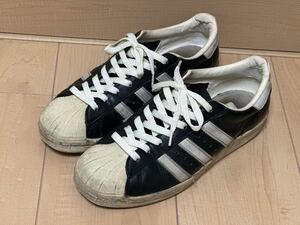 ADIDAS SUPER STAR アディダス スーパースター 黒x白 フランス製 SIZE:7