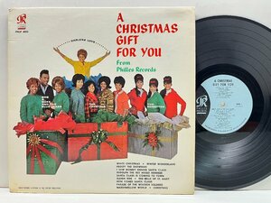 激レア【青ラベ, MONO, コーティング】US 完全オリジナル『A Christmas Gift For You From Philles』w/ RONETTES, CRYSTALS, PHIL SPECTOR