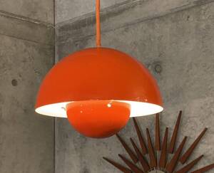 ビンテージ panton flower pot pendant lamp VP2/パントン フラワーポットランプ(検 ルイスポールセン,北欧,ミッドセンチュリー,60