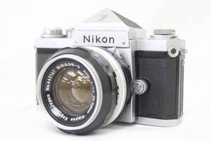 【返品保証】 【前期型】 ニコン Nikon F アイレベル Nikkor-S Auto 50mm F1.4 ボディ レンズセット v9070