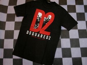 DSQUARED2ディースクエアード本物（正規品）高級半袖トップス（Tシャツ）メンズ　サイズL　50　新品同様●ドルガバGUCCIFENDIジバンシー