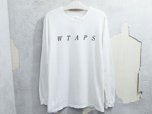 希少 WTAPS SYSTEM 01 L/S TEE 長袖 Tシャツ ロンT ロングスリーブ WHITE 01 S 18SS ダブルタップス FT