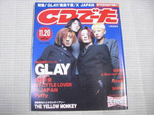 ●CDでーた　1996/11/20　GLAY