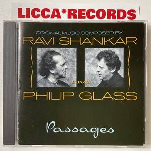 Ravi Shankar And Philip Glass Passages US 1990 CD LICCA*RECORDS 480 ラビ・シャンカール フィリップ・グラス