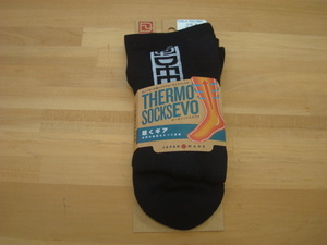 新品 限定カラー DEELUXE THERMO SOCKS EVO ＋ (ディーラックスサーモソックスエヴォプラス) Lサイズ BLACK