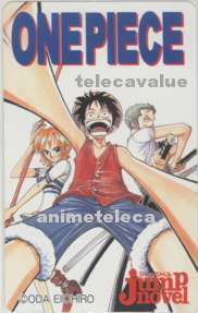 【テレカ】 ワンピース ONE PIECE 尾田栄一郎 ジャンプノベル 抽プレテレカ 1SHT-W0188 未使用・Cランク