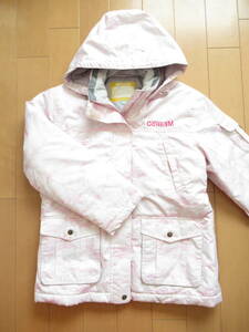 ★美品★　CCL TEAM　スキー　スノーボード　ジャケット　ウェア　サイズ調整機能付き　子供　女の子　160cm　JC6399