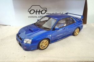 otto mobile スバル インプレッサ WRX STI 1/18 ミニカー GDB ブルー